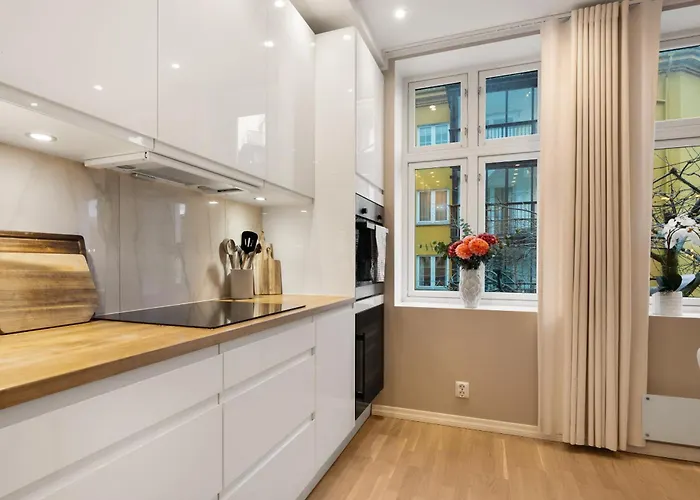 Daire Luxury Summer With Balcony Near Bryggen